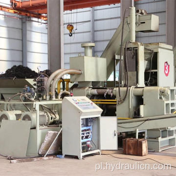 Pozioma maszyna do produkcji brykietu stalowego z twardych metali